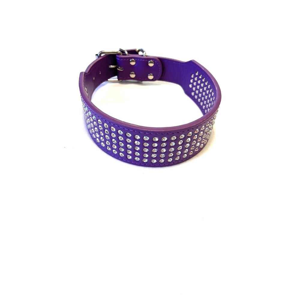 Youly Purple Bling Dog Collar‎